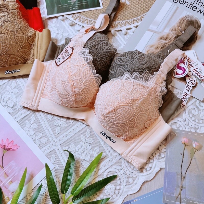 Áo lót nữ thái siêu độn dày 5CM,mút mềm thoáng khí,không gọng nâng ngực tạo khe thần thánh có video thật