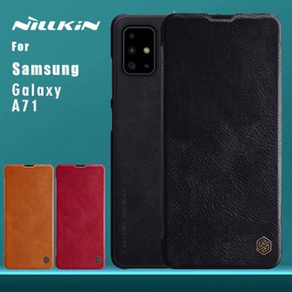 BAO DA SAMSUNG GALAXY A71 NILLKIN QIN CHÍNH HÃNG [NEW SALEOFF]