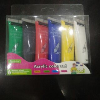 Bộ 6 màu acrylic dạng tuýp 30ml