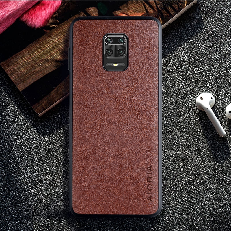 Pu Bao Da Điện Thoại pu + tpu Mềm Cho xiaomi redmi note 9s redmi note 9 pro 3inl materia