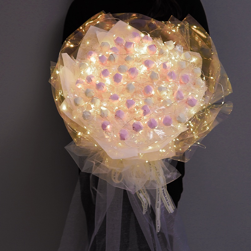 Bó Hoa Trong Suốt Sáng Tạo 520 Dùng Làm Quà Tặng Cho Bạn Gái 61