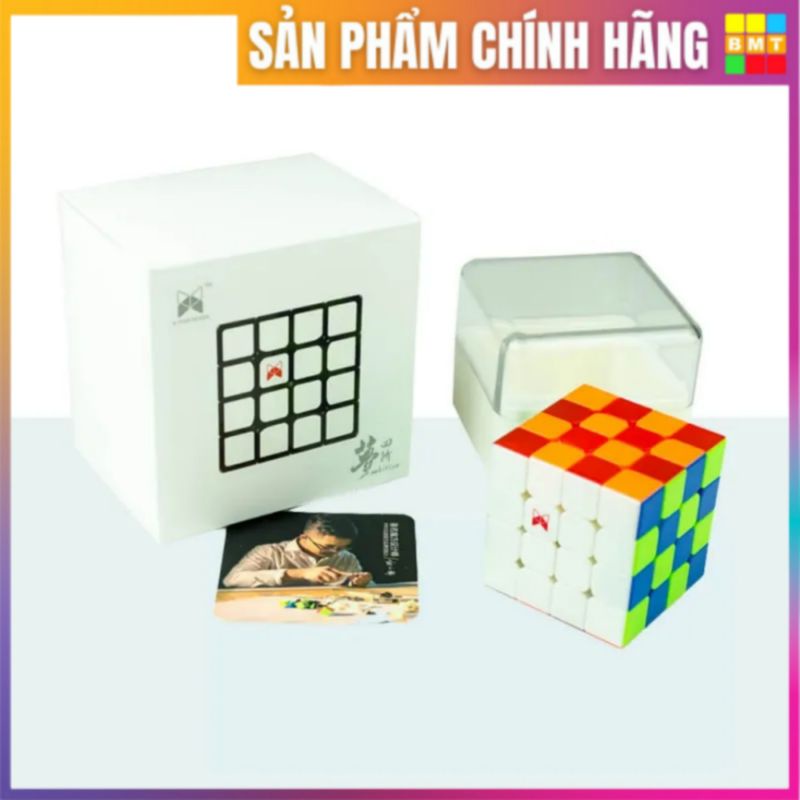 Rubik 4x4 Qiyi Xman Ambition Stickerless, Rubik 4 Tầng Có Nam Châm Cao Cấp, Đồ Chơi Thông Minh Cho Trẻ Em