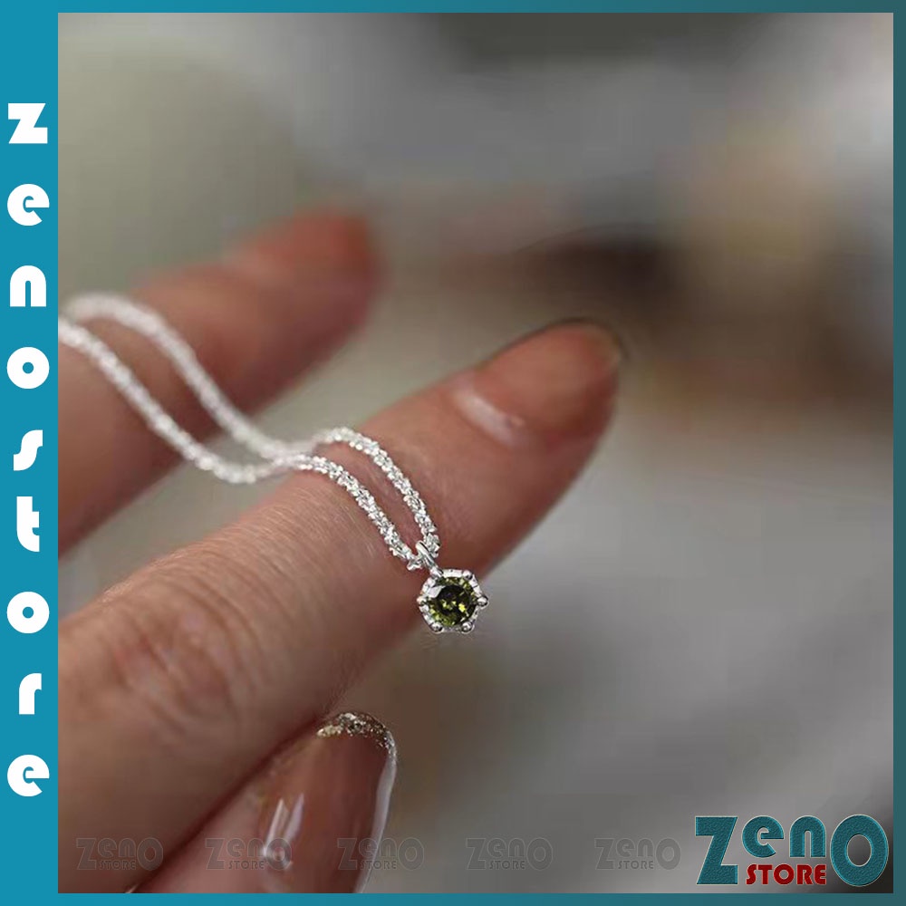 Vòng cổ gypsophila (full box) DC09, dây chuyền titan phong cách Hàn Quốc