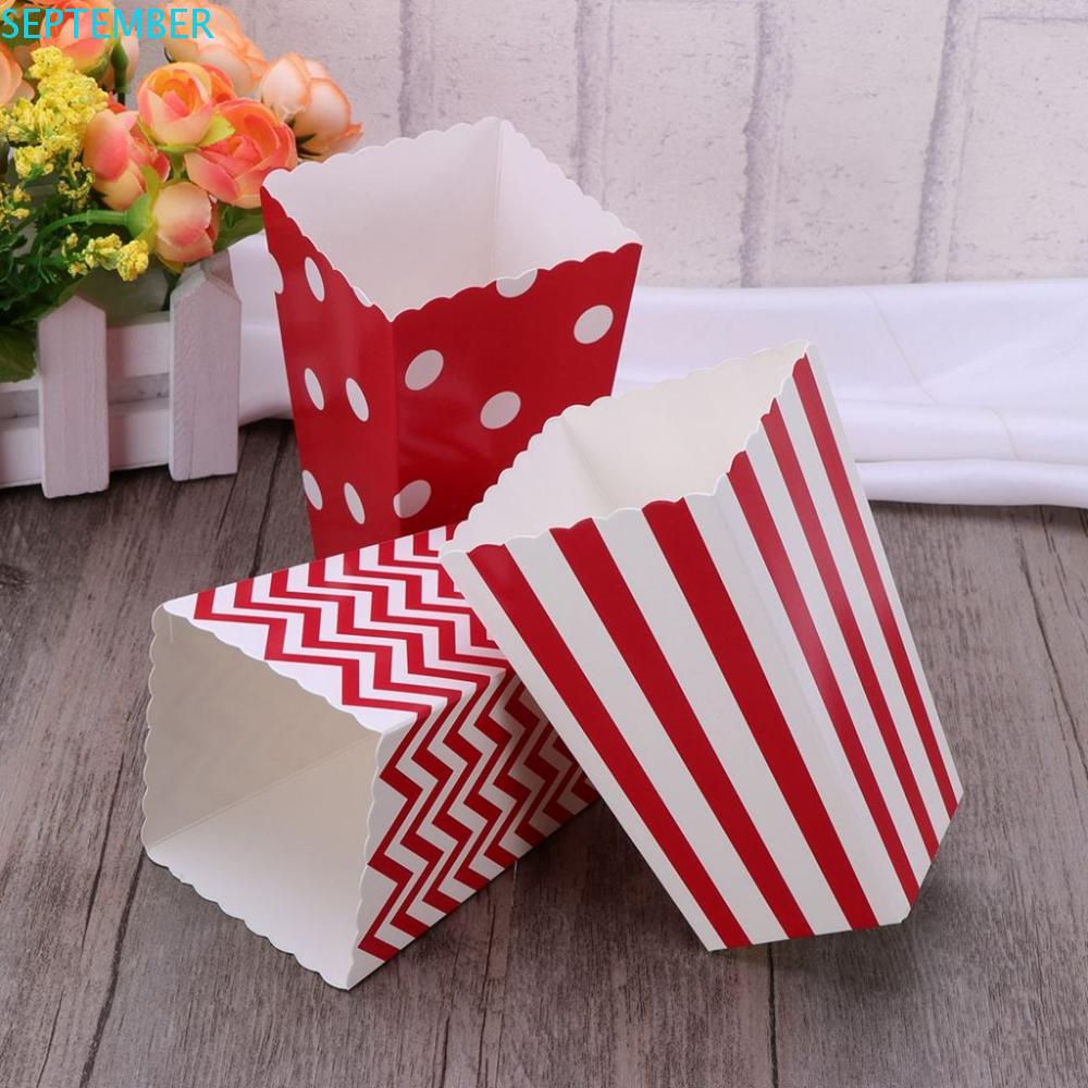 Bộ 12 Hộp Giấy Đựng Bắp Rang Bơ / Khoai Tây Chiên Thiết Kế Sáng Tạo