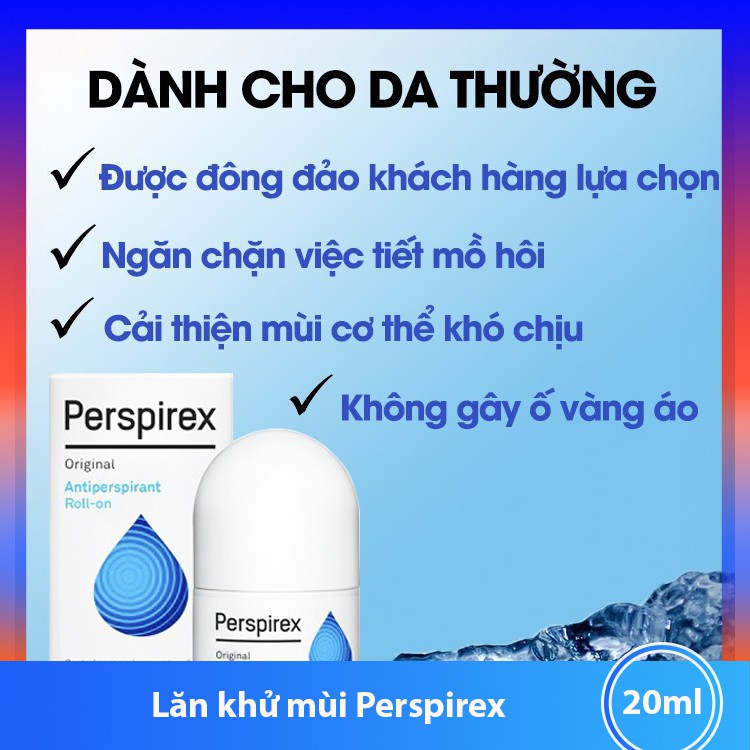 [Chính Hãng] Lăn Khử Mùi Perspirex Cao Cấp Cho Mọi Loại Da Từ Nặng Tới Nhẹ 20ml | BigBuy360 - bigbuy360.vn