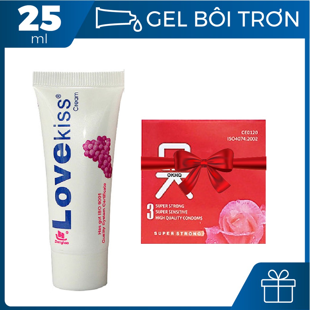 Gel bôi trơn Lovekiss hương nho 25ml [Bigbull Shop]