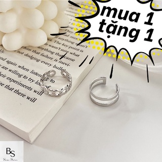 Beso Set 2 nhẫn cá tính 2 màu
