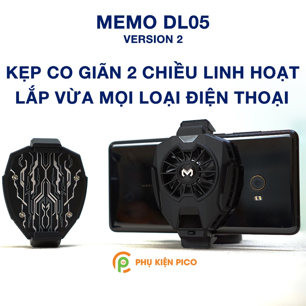 Tản nhiệt điện thoại Memo DL05 và nút bắn Pubg Memo AK05 auto táp siêu nhanh combo hoàn hảo chiến mọi loại game