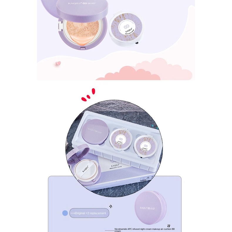 KAQILI Kem nền BB che khuyết điểm lâu trôi 24 giờ làm sáng da | BigBuy360 - bigbuy360.vn