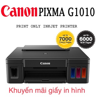 Máy in canon G1010 chính hãng in hình văn bản tờ rơi hoá đơn thiệp cưới