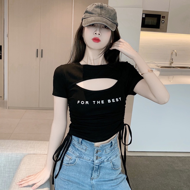 Áo kiểu nữ, áo nữ chất borip thắt dây eo nhiều màu freesize 45-48kg alohashop91