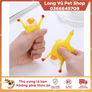 Móc khóa Đồ chơi gà đẻ trứng thú vị
