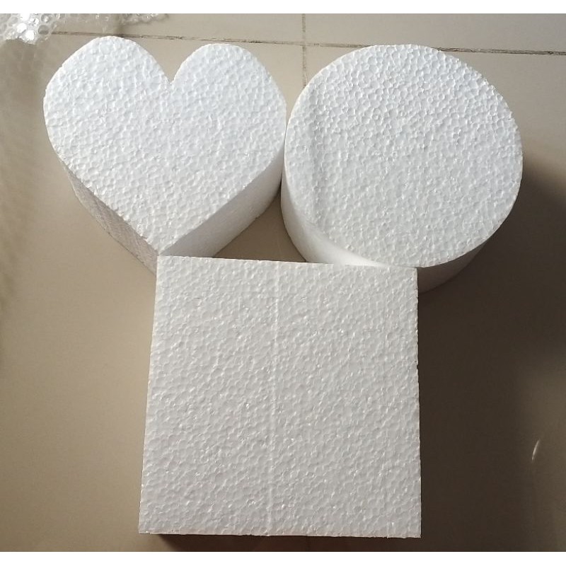 Xốp tròn cao 5cm làm DIY bánh kem giả, nowship trong ngày