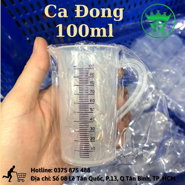 Ca Đong Nhựa Chịu Nhiệt Chia Vạch 100ml