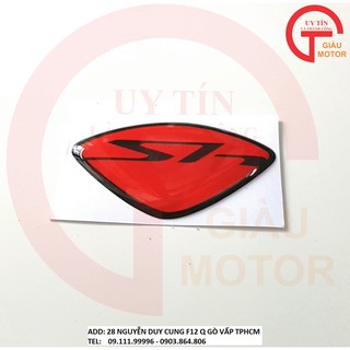 LOGO DÁN MẶT NẠ SH Ý MÀU ĐỎ DÀY DẶN