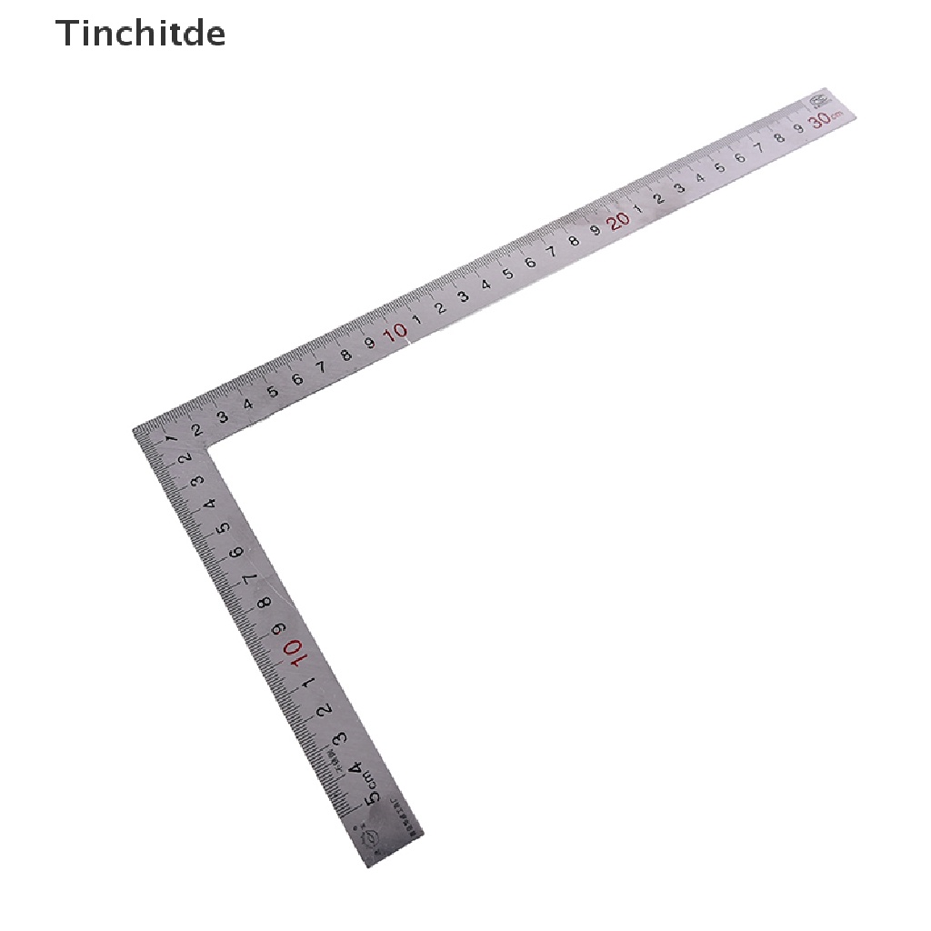 Mới Thước Đo Góc Vuông 90 Độ Bằng Thép Không Gỉ 15x30cm