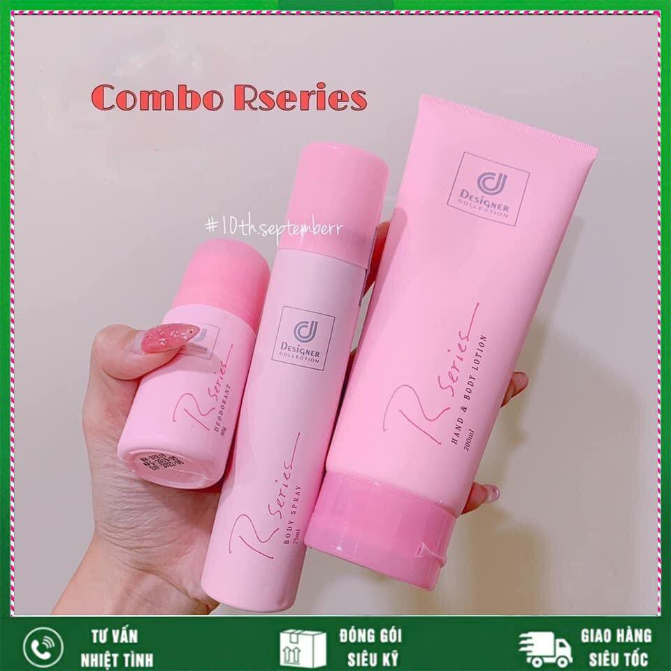 [SIÊU KHUYẾN MÃI] Bộ 3 lăn nách , xịt khử mùi & dưỡng body RSERIES BODY THÁI