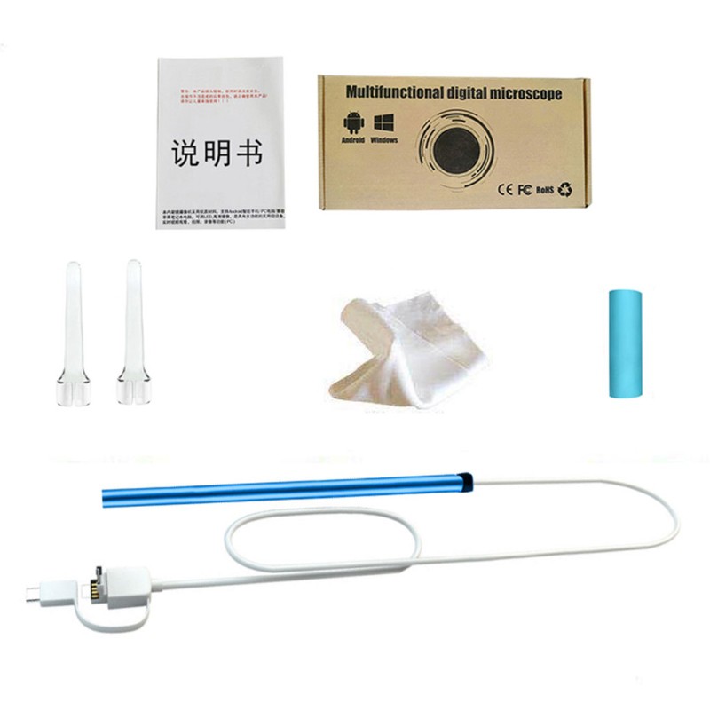 3 in 1 Professional Multifunctional In Ear Cleaning Endoscope Visual Ear Spoon