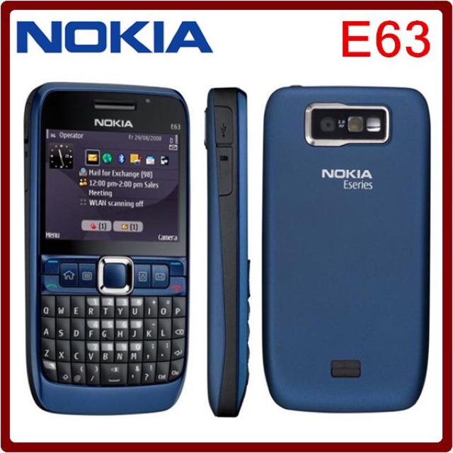 Nokia E63 chính hãng,bàn phím Qwity,bảo hành 6 tháng