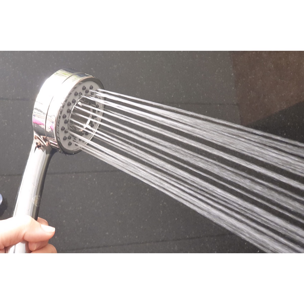 Tay sen siêu tăng áp 3 chế độ phun nước Eurolife EL-H106  - CHỈ GỒM 1TAY SEN
