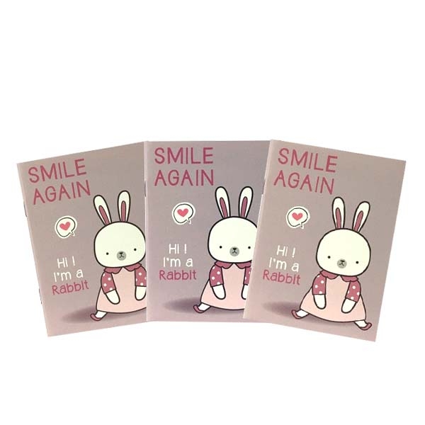 Sổ Tay 466 Moshi Moshi - Mẫu 3 - Hình Thỏ - Moshi Moshi