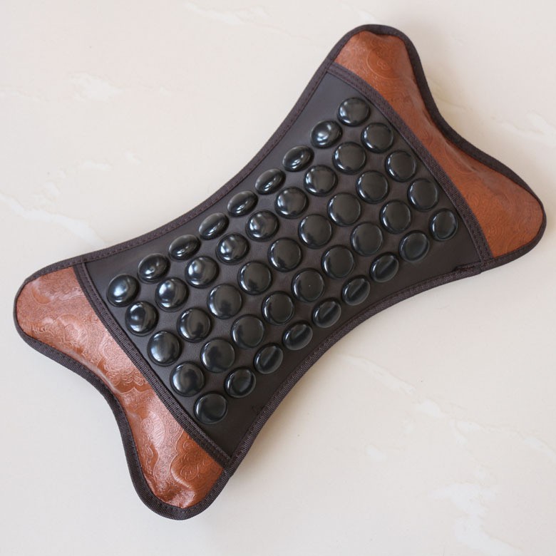 Gối đá nhiệt nóng hồng ngoại giúp ngủ ngon, giảm đau đầu vai gáy