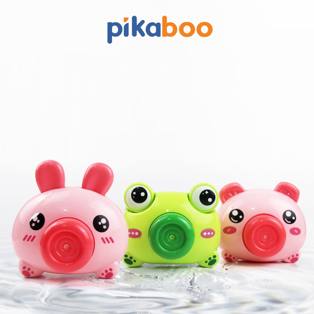 Đồ chơi trẻ em máy ảnh phun nước nhà tắm dễ thương cao cấp Pikaboo làm từ nhựa ABS an toàn cho bé