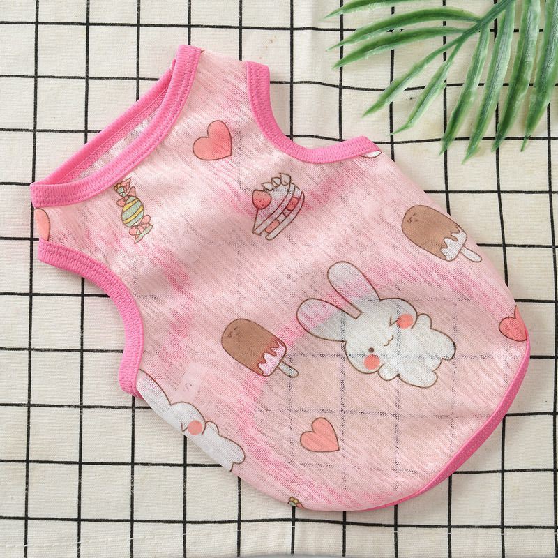 Puppy quần áo vest mỏng Teddy mùa xuân và hè con chó nhỏ Anti-Sai Autumn Pet cho mèo