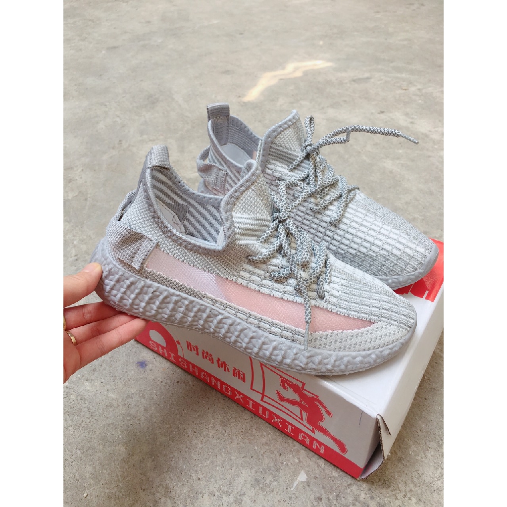 Giày Thể Thao YZ Dây Vằn Kẻ Phản Quang Siêu Đẹp | BigBuy360 - bigbuy360.vn