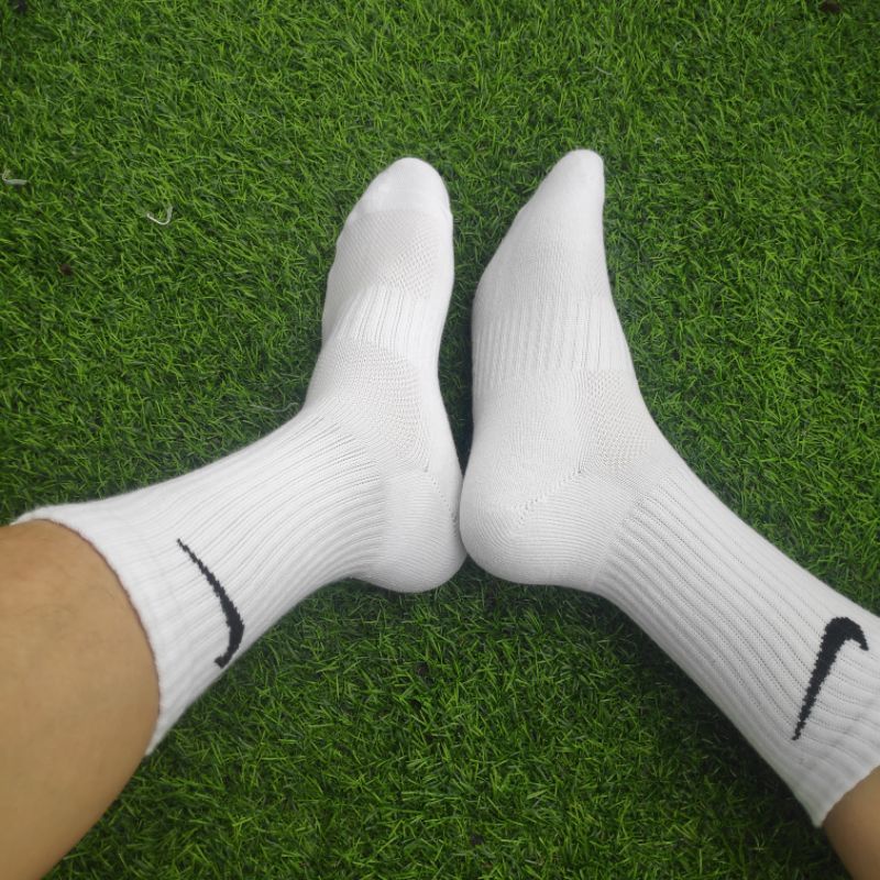 COMBO 5 Đôi Tất vớ nike cổ cao trắng đen thể thao nam nữ