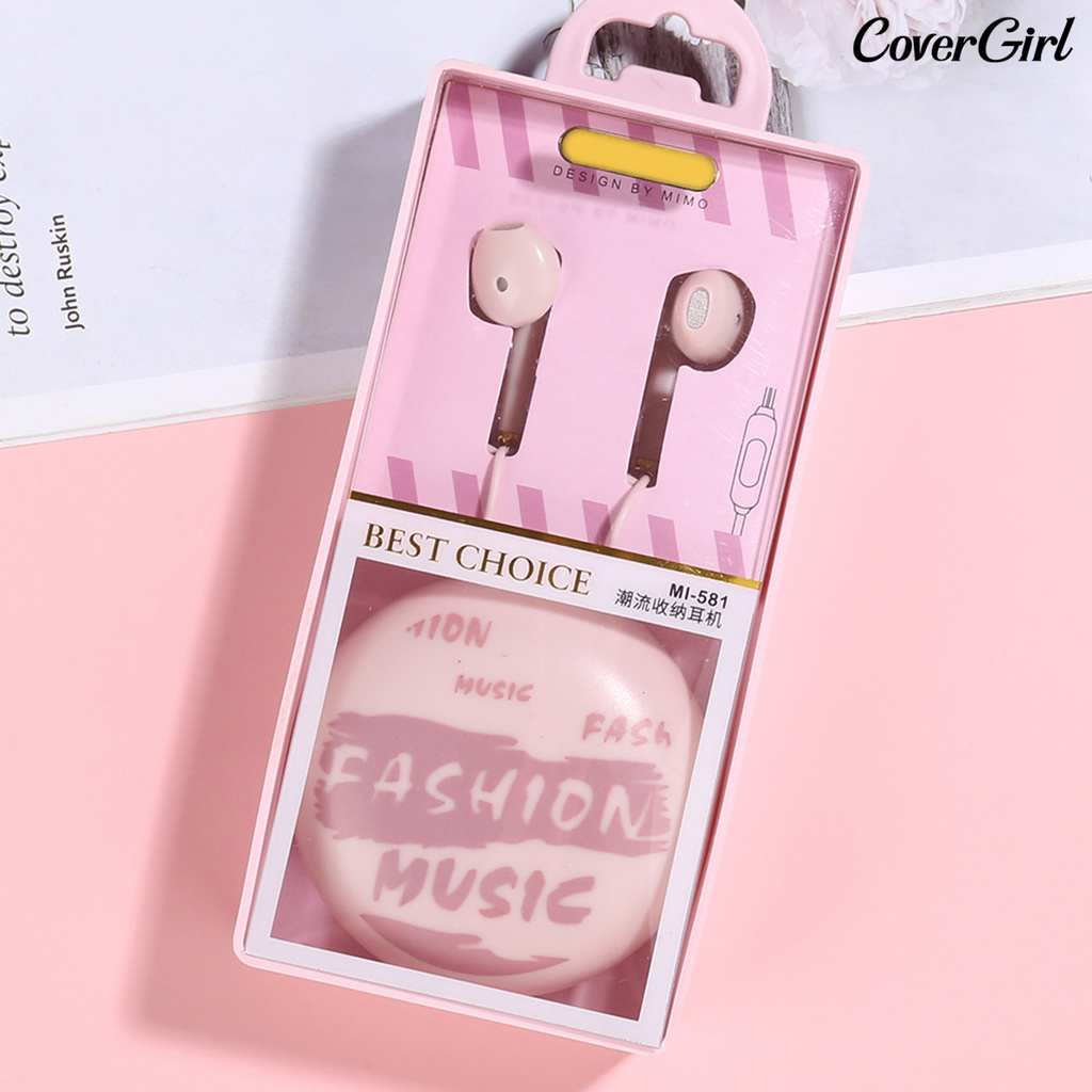 Tai Nghe Nhét Tai Có Dây Kèm Hộp Đựng Họa Tiết Graffiti Thời Trang | BigBuy360 - bigbuy360.vn