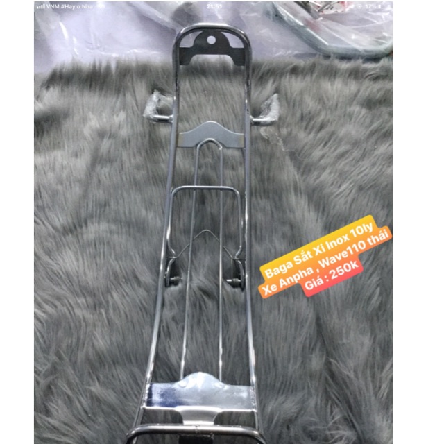 Baga Sắt Xi Inox 10ly @ , Wave110 thái