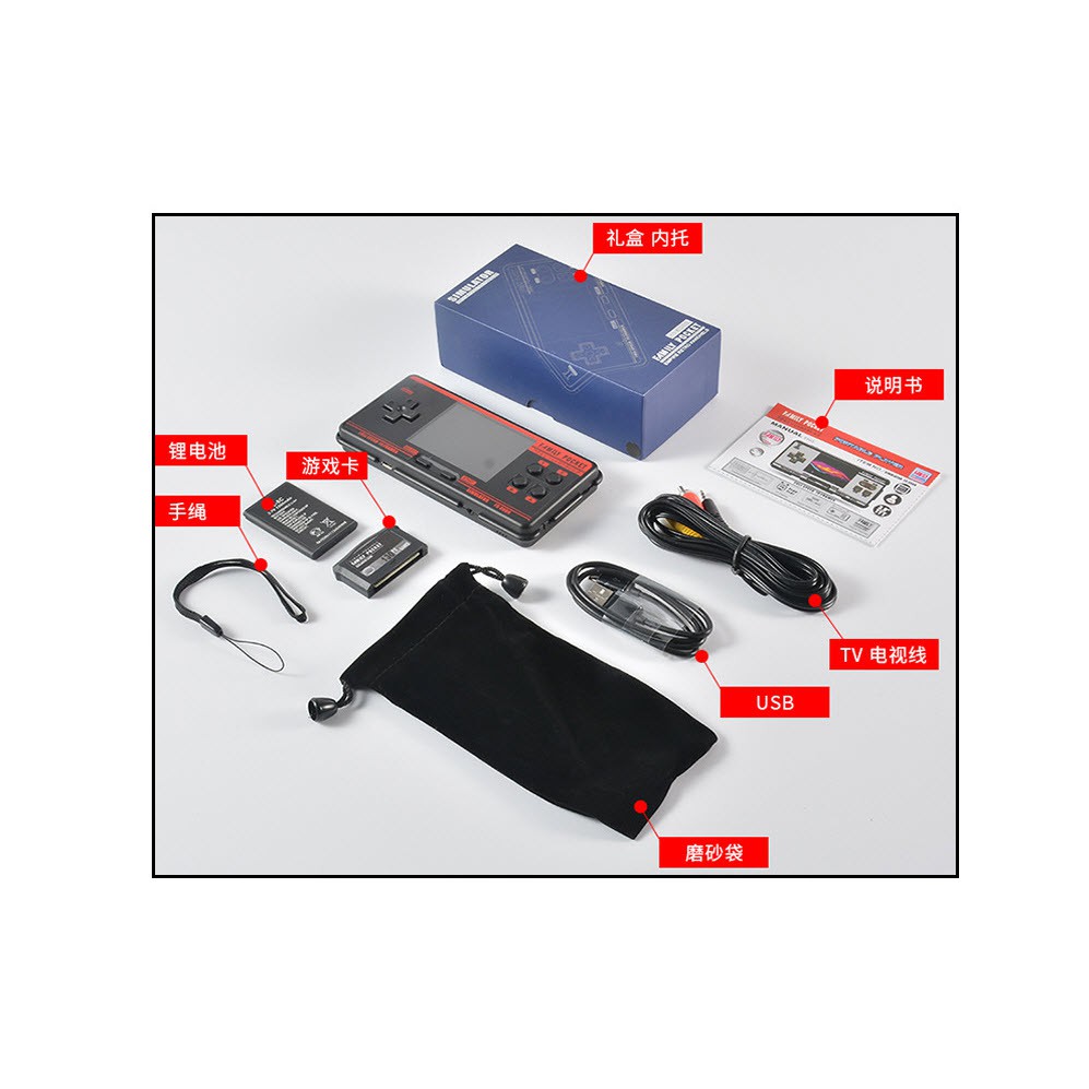 Máy chơi game FC3000 V2 mới nhất 2021 - Nâng cấp ROM 16GB chứa 5000 game và 10 trình giả lập, màn IPS 3 inch | BigBuy360 - bigbuy360.vn