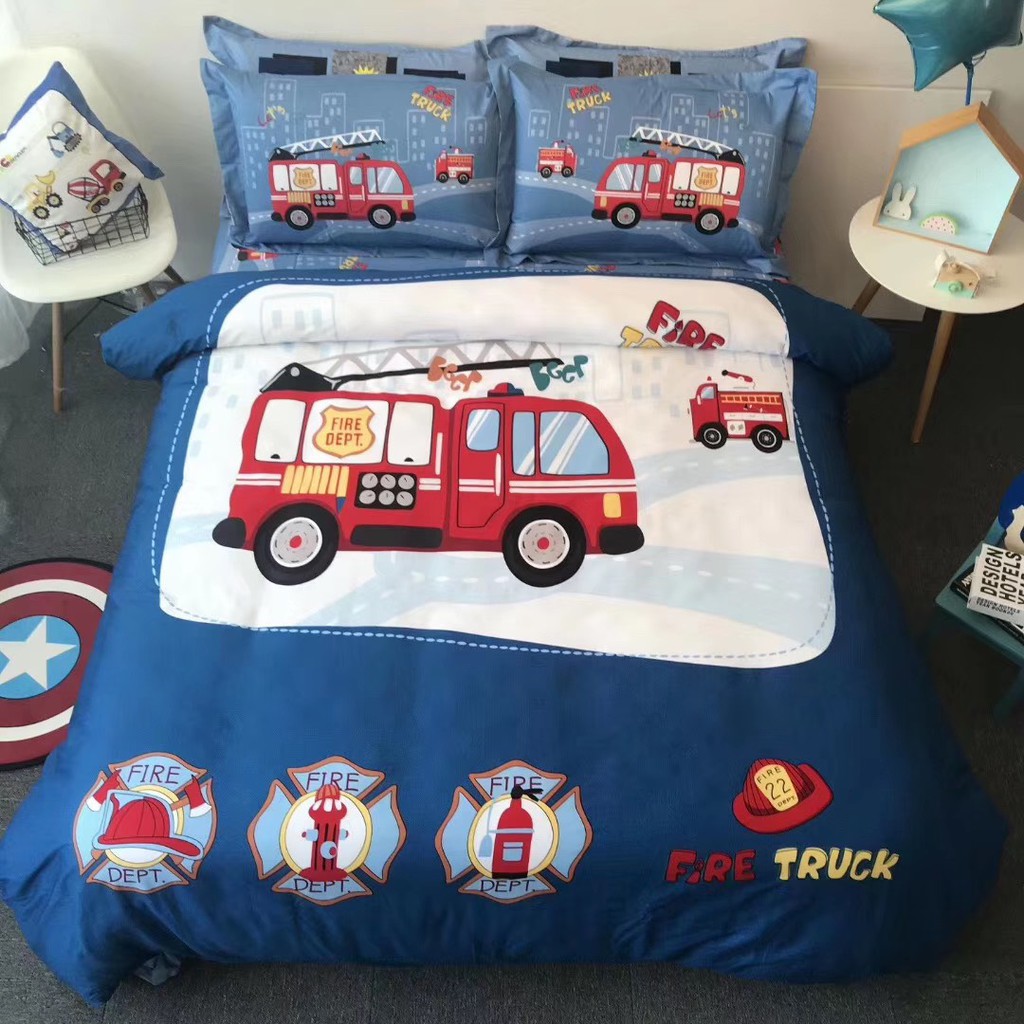 SET Chăn ga gối Cotton DISNEY 5D DÀNH CHO BÉ Trai