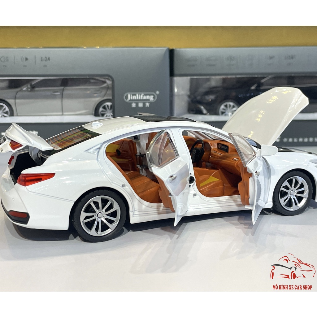 Mô hình xe bằng sắt Lexus ES 300h tỉ lệ 1:24 Carshop hãng JINLIFANG 3 màu