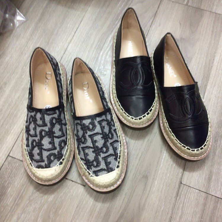 (ảnh thât+clip)giày lười slip on da đế cói