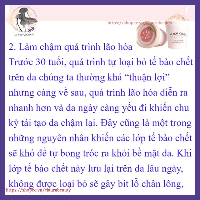 Claura Beauty, Tẩy Tế Bào Chết Body, Kem Tẩy Tế Bào Chết, Tẩy Da Chêt Heyxi, Làm Sáng Da, Se Khít Lỗ Chân Lông, Da Mềm