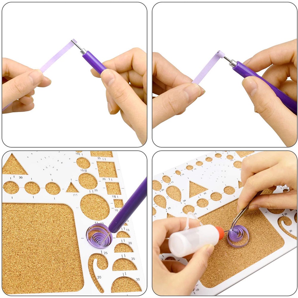5 Dụng Cụ Cuốn Rãnh Quilling Với 2 Dụng Cụ Cuốn&amp;amp;1 Nhíp Inox Dùng Cho Nghệ Thuật Thủ Công