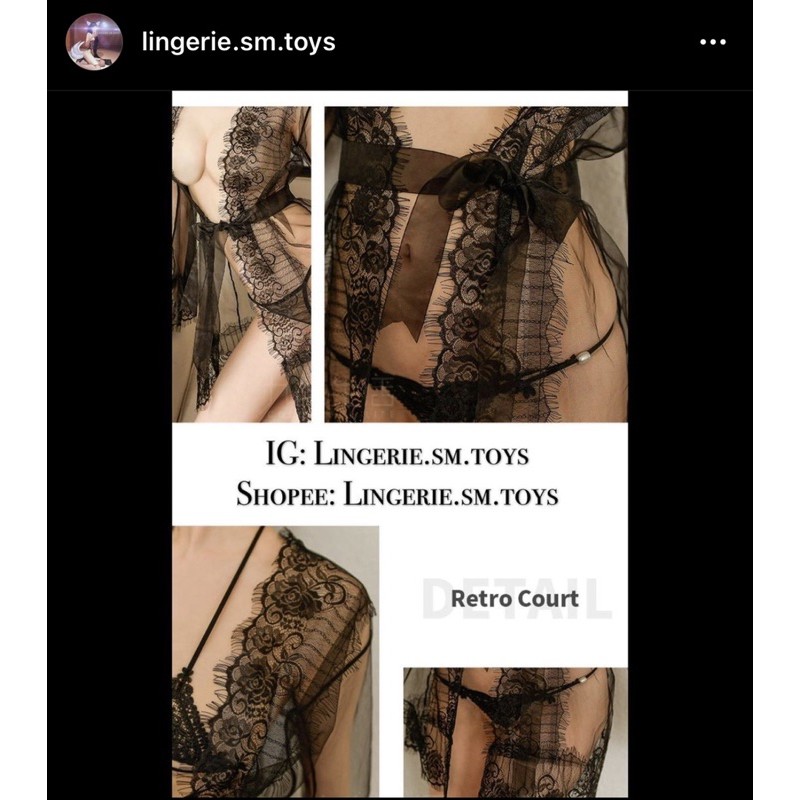 Áo Choàng Ren Tua Rua Sexy | Tặng Kèm Nội Y Ren Gợi Cảm | BigBuy360 - bigbuy360.vn