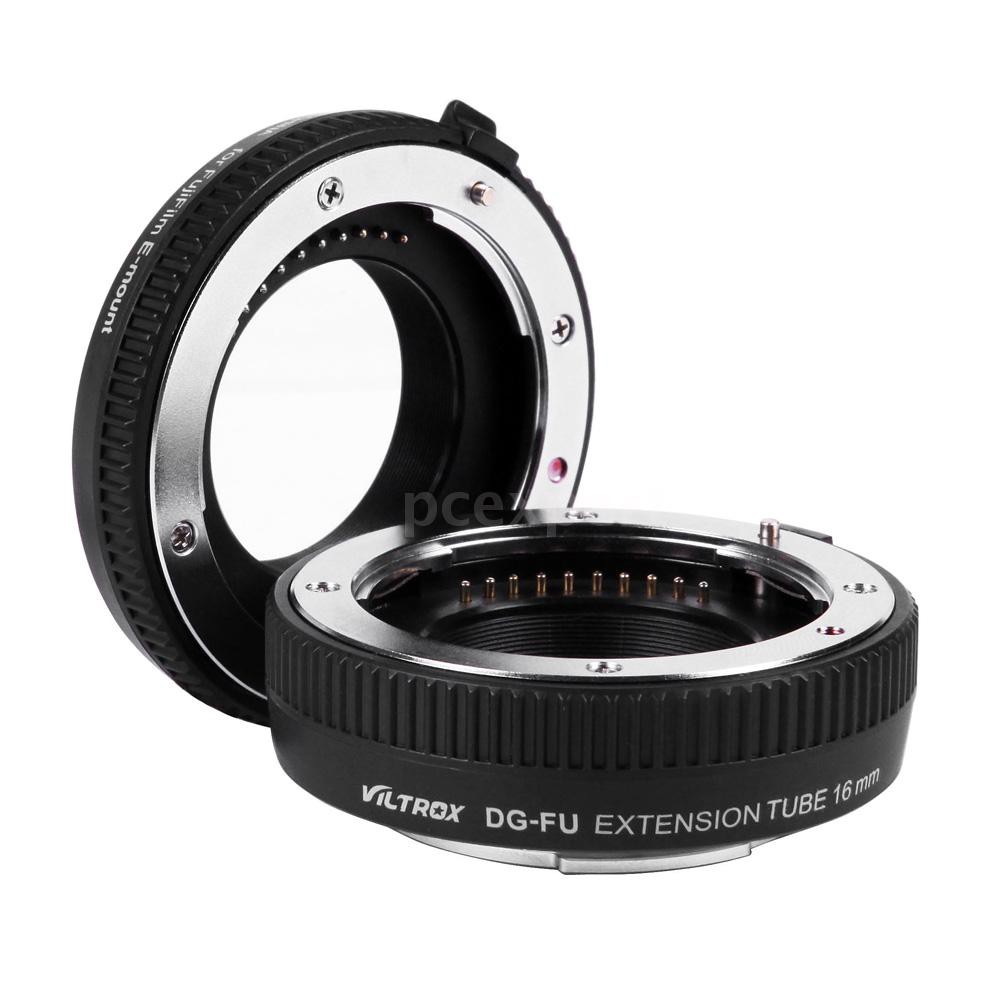 PCER◆ Viltrox DG-FU Auto Focus AF Extension Tube Ring 10mm 16mm Set Metal Mount for Fujifilm X Mount