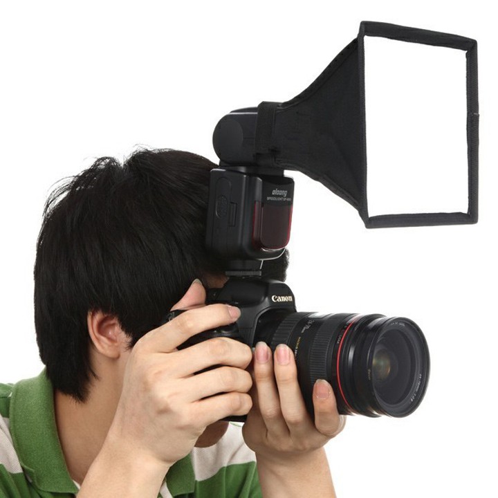 Tản sáng softbox đèn Flash kích thước 15 x 17cm - Có túi đựng
