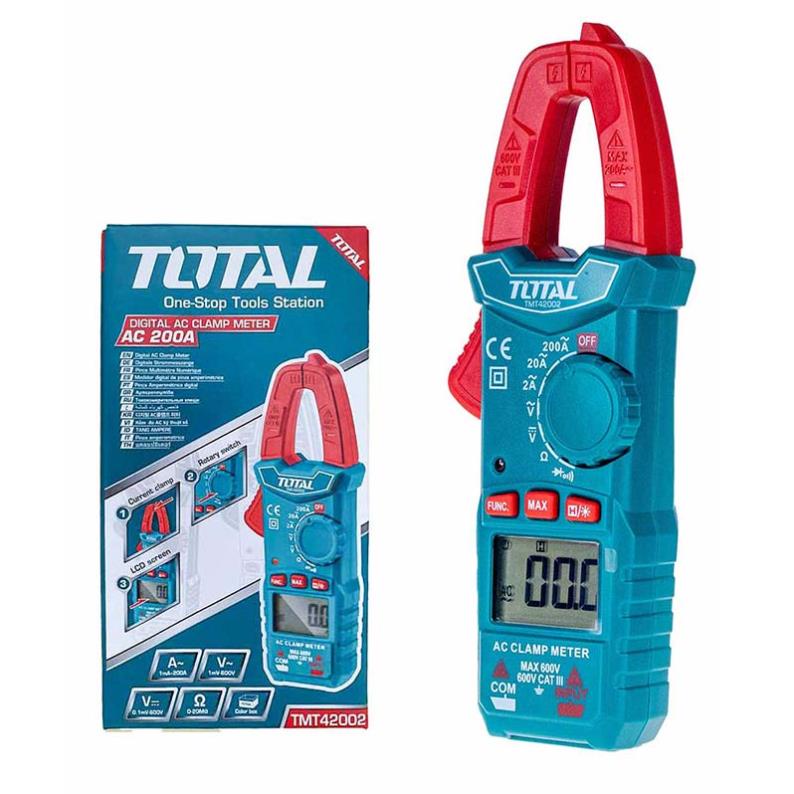 Ampe kẹp 2000 số đêm - Kềm đo AC kỹ thuật số Total TMT42002