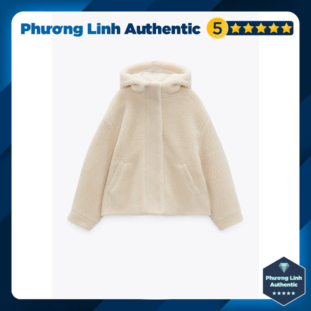 Áo Khoác lông cừu có mũ Zara Auth New Tag có sẵn 2969/045 2969045
