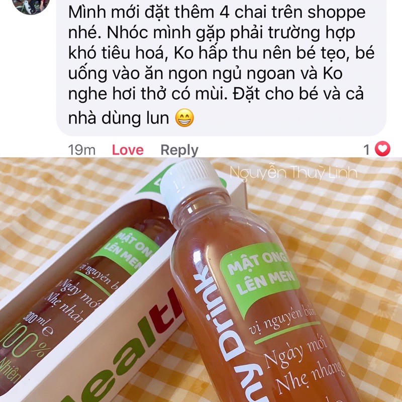 (Mua 4 tặng 1) Mật ong lên men bổ sung lợi khuẩn hỗ trợ tiêu hoá, trào ngược, dạ dày, đại tràng, giải rượu | BigBuy360 - bigbuy360.vn