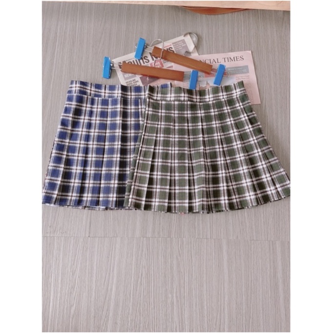 Chân váy xòe full màu Chân Váy ngắn Tennis kẻ caro xếp ly dáng xòe Hàn Quốc 🎀By bear.story | BigBuy360 - bigbuy360.vn