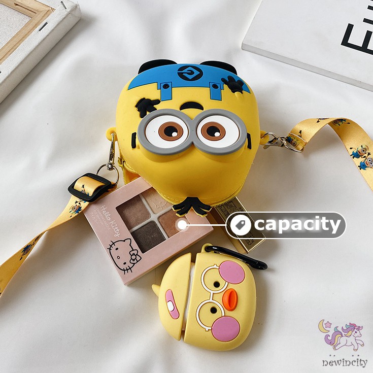 Túi đeo chéo họa tiết hoạt hình xinh xắn cho bé