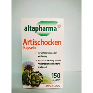 Viên uống mát gan atiso,bổ gan altapharma artischocken-kapseln lọ 150 viên - ảnh sản phẩm 6