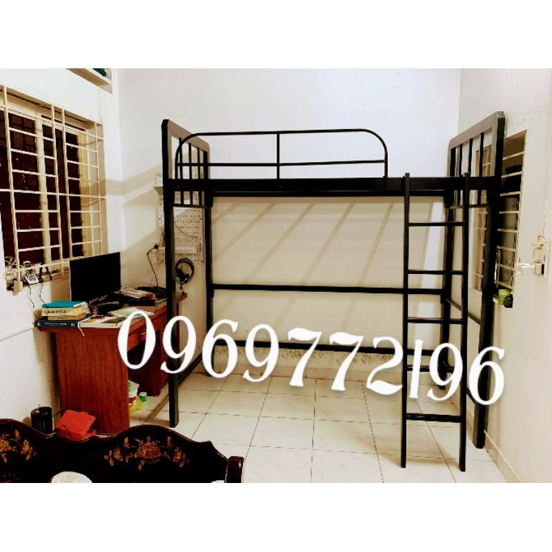 giường tầng thiết kế 1 tầng khung 4x8 ngang 1m2x2m | BigBuy360 - bigbuy360.vn