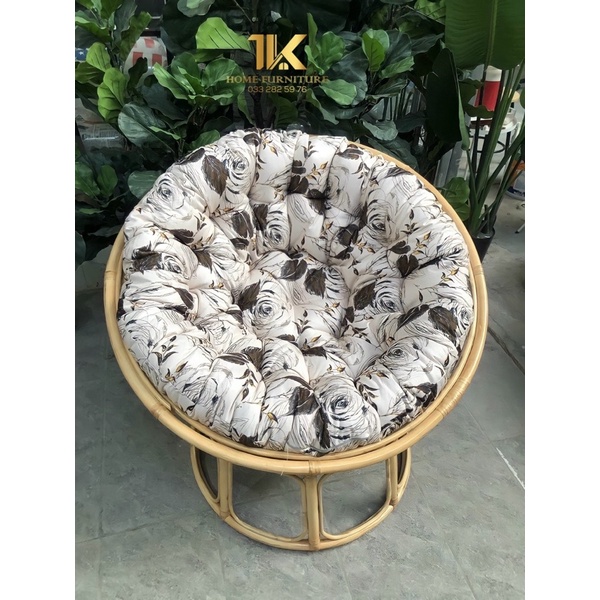 Ghế papasan mây thật