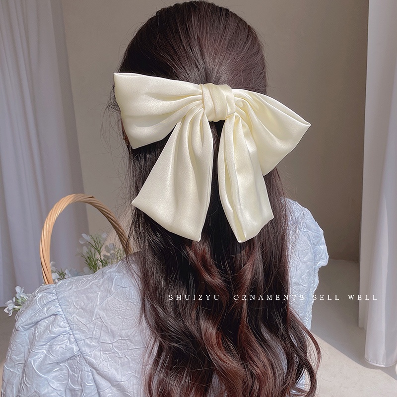 Kẹp tóc hình nơ xinh xắn phong cách Hàn Quốc dành cho nữ